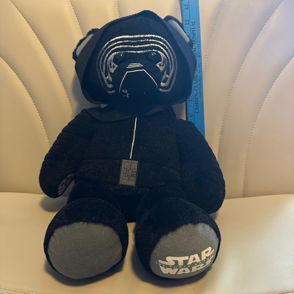 Build-A-Bear Kylo Ren Plush Star Wars Stuffed Animal One Size Black - no sound - Picture 1 of 4